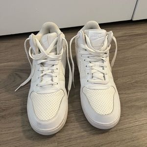 White Nike high top sneakers